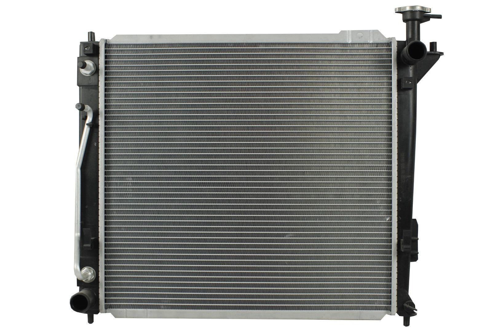 Radiador Automotriz Hyundai Santa Fe Sport 2.0 T/A 13-15 26mm Tubo Soldado