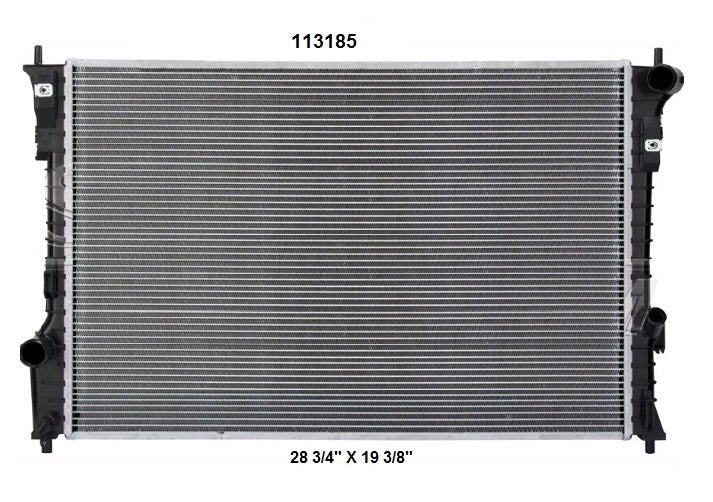 Radiador Automotriz Ford Lincoln Explorer Flex, MKT T/E 10-16 32mm Tubo Soldado-M USA- RADIADORES DEYAC