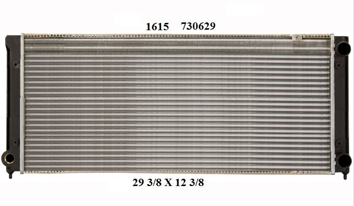Radiador Automotriz Volkswagen Passat Base, GL, CL, GlX T/M 90-94 32mm Tubo Soldado