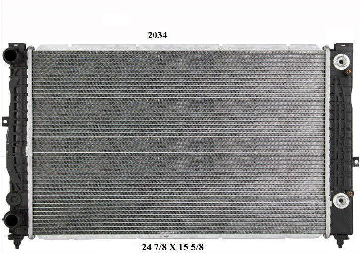 Radiador Automotriz Audi  A4 Avant,Quattro,Confort,  Passat,GL  T/A 96-05 22mm Tubo Soldado-M USA- RADIADORES DEYAC