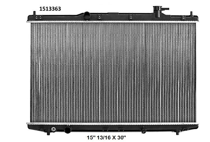 Radiador Automotriz Honda Acura Accord TLX T/A T/M 03-16 16mm Tubo Soldado-M USA- RADIADORES DEYAC