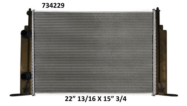 Radiador Automotriz Fiat Kia Stilo 01-08 26mm Tubo Soldado-M USA- RADIADORES DEYAC