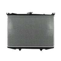 Radiador Automotriz Nissan  D-21 Pathfinder, Pickup T/A T/M 86-97 16mm Tubo Soldado