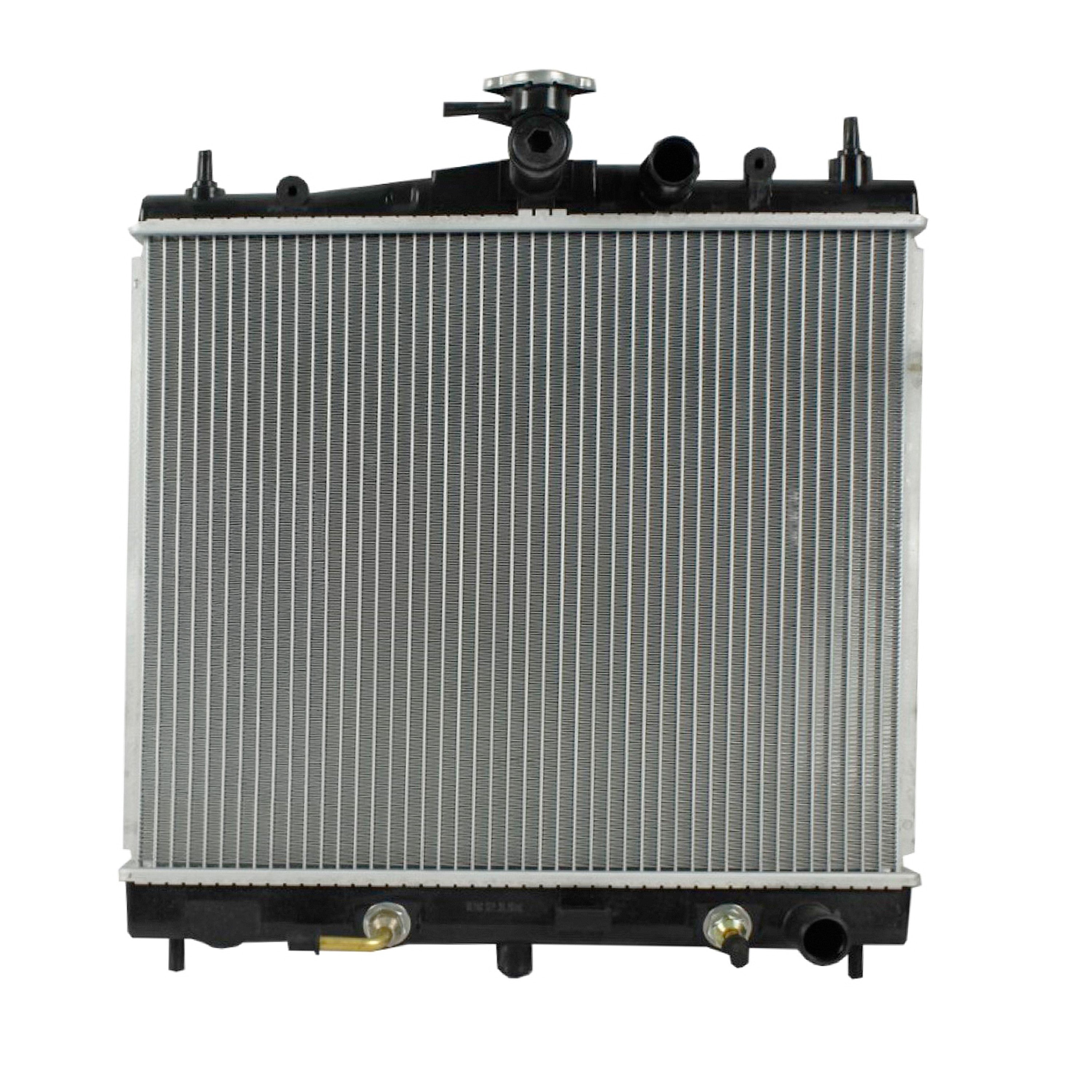 Radiador Automotriz Nissan  Micra K12  T/M 03-10  16mm Tubo Soldado