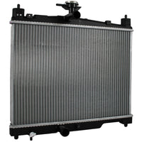 Radiador Automotriz Toyota Yaris c/gollete  T/M 98-04 16mm Tubo Soldado