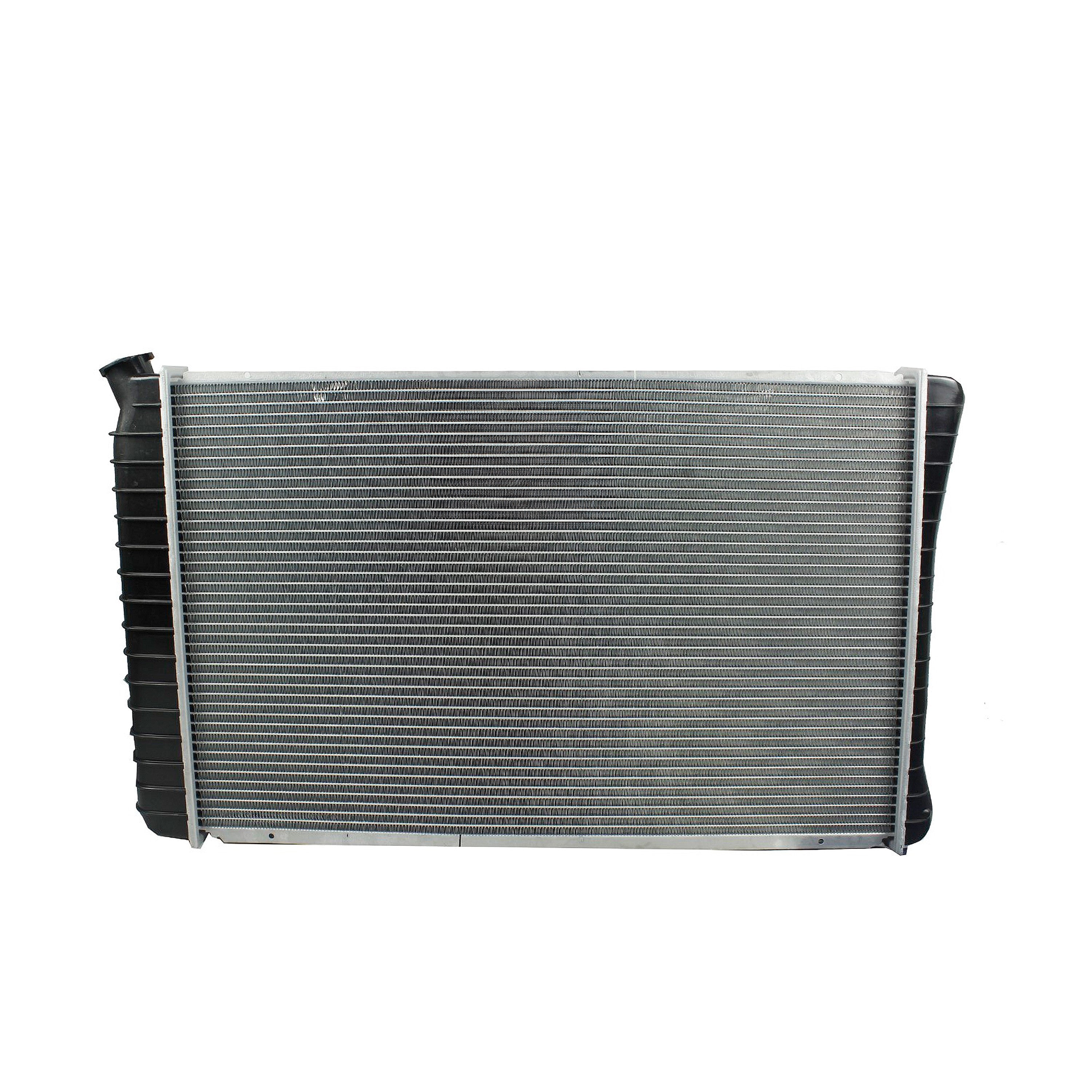 Radiador Automotriz GM Chevrolet Blazer Custom, Silverado, Suburban, C10, C15, C20, C30, G10, S10 T/A 81-91 32mm Tubo Soldado