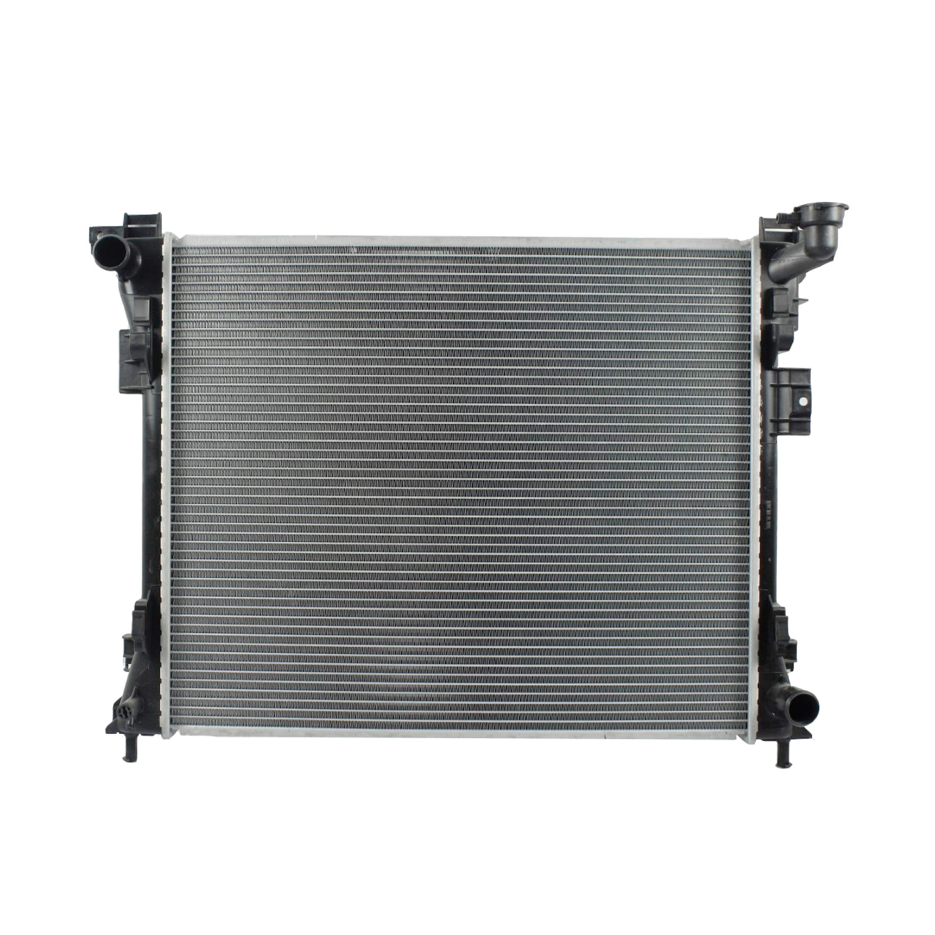 Radiador Automotriz Chrysler Dodge, RAM Town & Contry Voyager, Grand Caravan, Routan T/A T/M 08-16  32mm Tubo Soldado