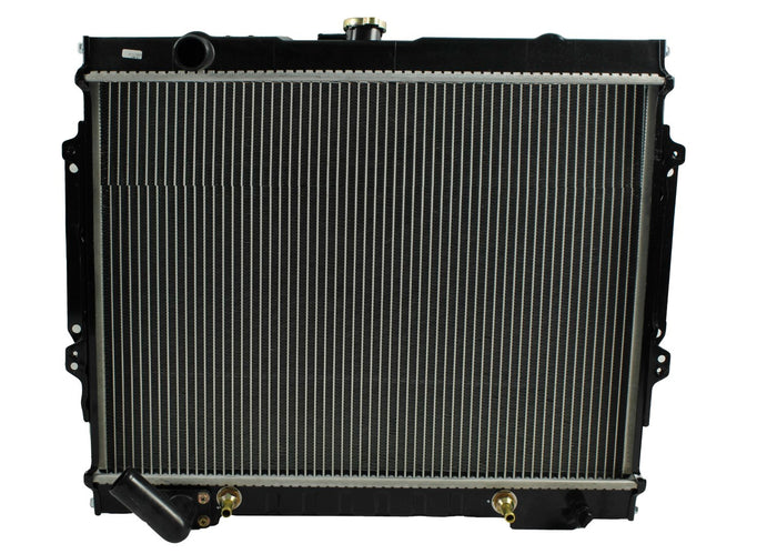 Radiador Automotriz Mitsubishi Chrysler Montero Sport, RS, LS, Raider T/A 89-91  26mm Tubo Soldado