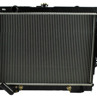 Radiador Automotriz Mitsubishi Chrysler Montero Sport, RS, LS, Raider T/A 89-91  26mm Tubo Soldado