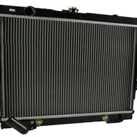 Radiador Automotriz Mitsubishi Chrysler Montero Sport, RS, LS, Raider T/A 89-91  26mm Tubo Soldado
