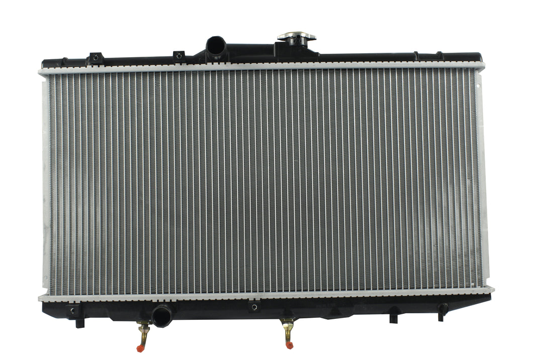Radiador Automotriz Toyota  Corolla  LE, CE, DX, Geo prizm T/A 93-97 16mm Tubo Soldado