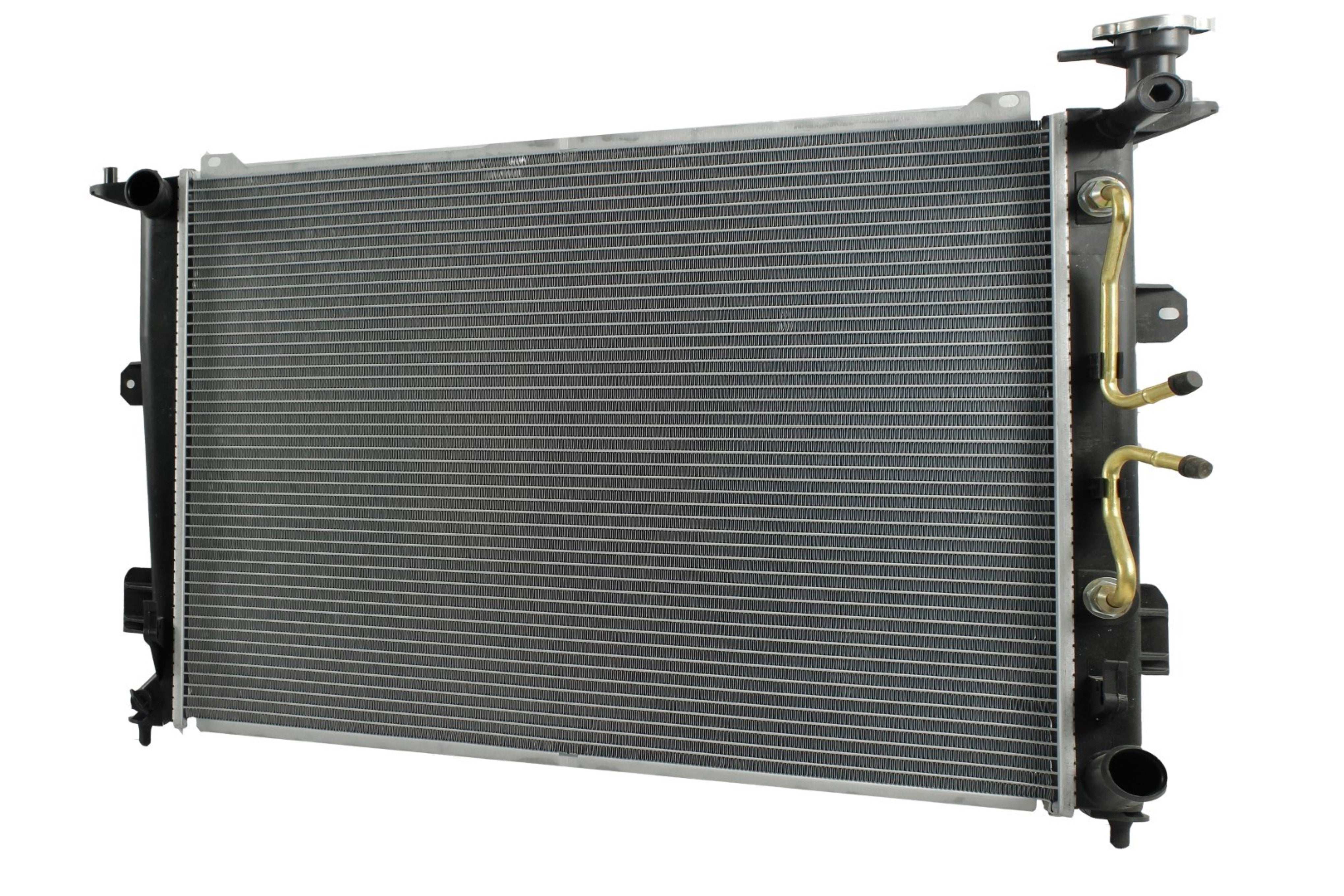 Radiador Automotriz Hyundai  Genesis  T/A 09-10 16mm Tubo Soldado