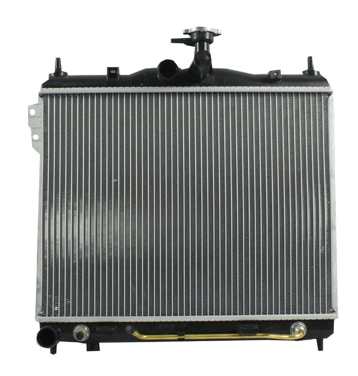 Radiador Automotriz Hyundai GETZ T/A 01-07 26mm Tubo Soldado