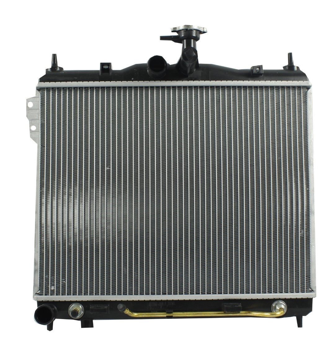 Radiador Automotriz Hyundai GETZ T/A 01-07 26mm Tubo Soldado