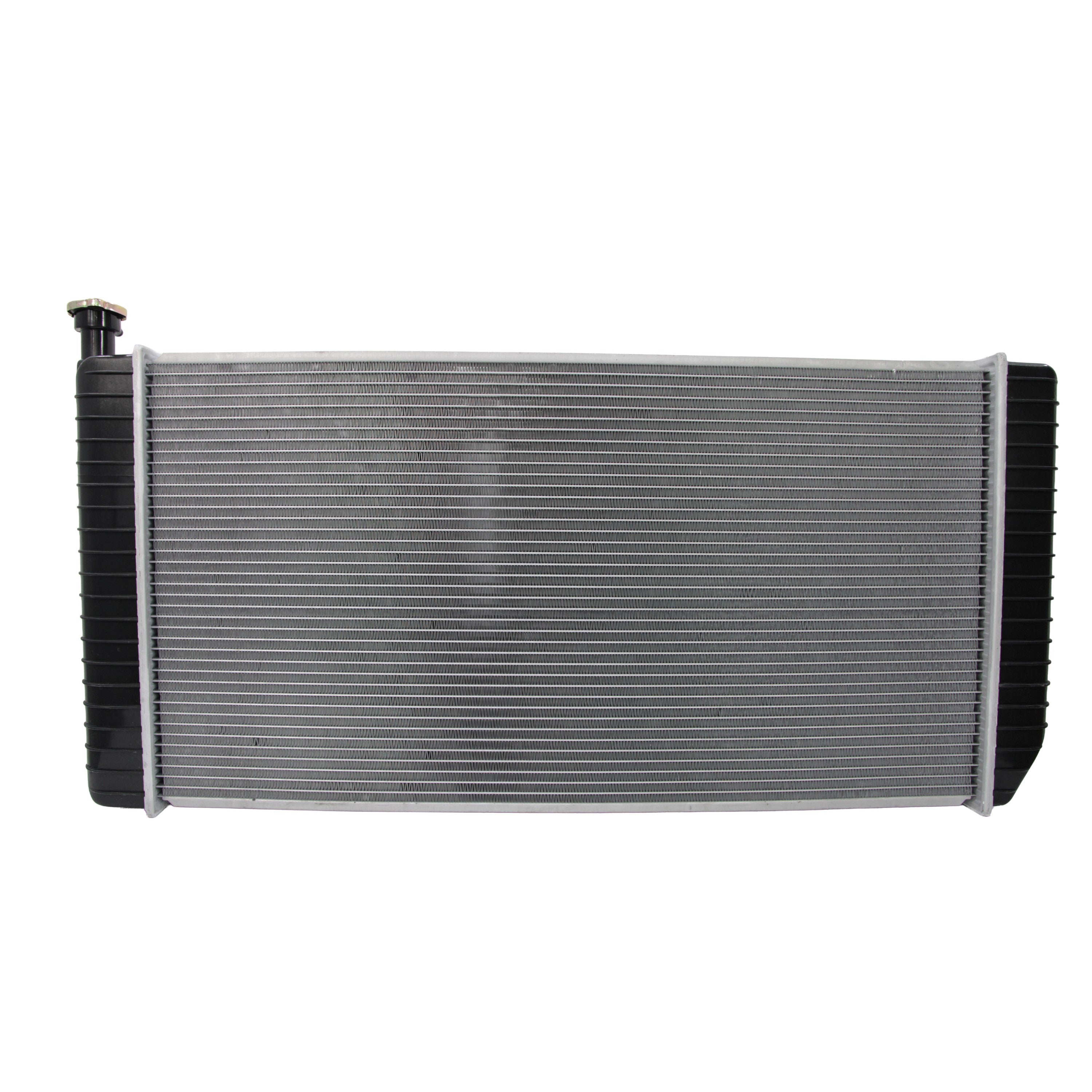 Radiador Automotriz Cadillac Chevrolet Escalade Blazer, Silverado Sport, C4500, 2500, Chetenne, Custum T/A 99-00 32mm Tubo Soldado
