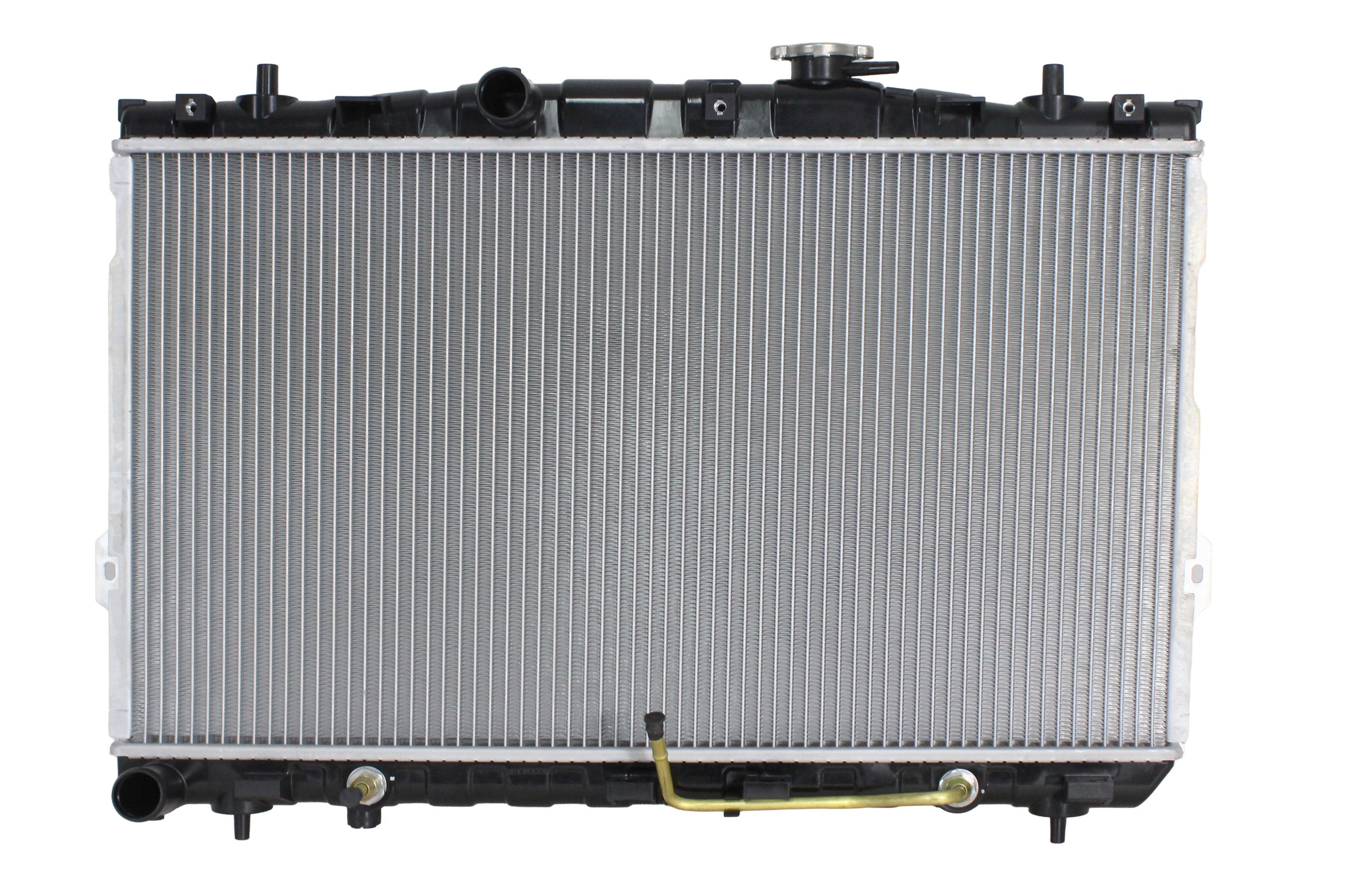 Radiador Automotriz Hyundai Elantra Tiburon T/A 01-08 16mm Tubo Soldado