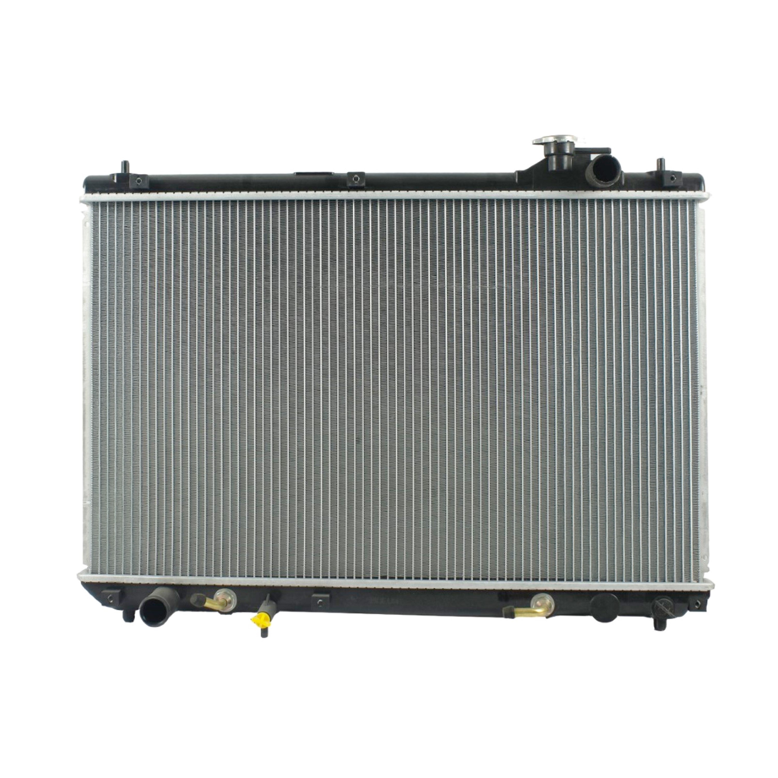 Radiador Automotriz Toyota Highlander Limited T/A 01-03 16mm Tubo Soldado