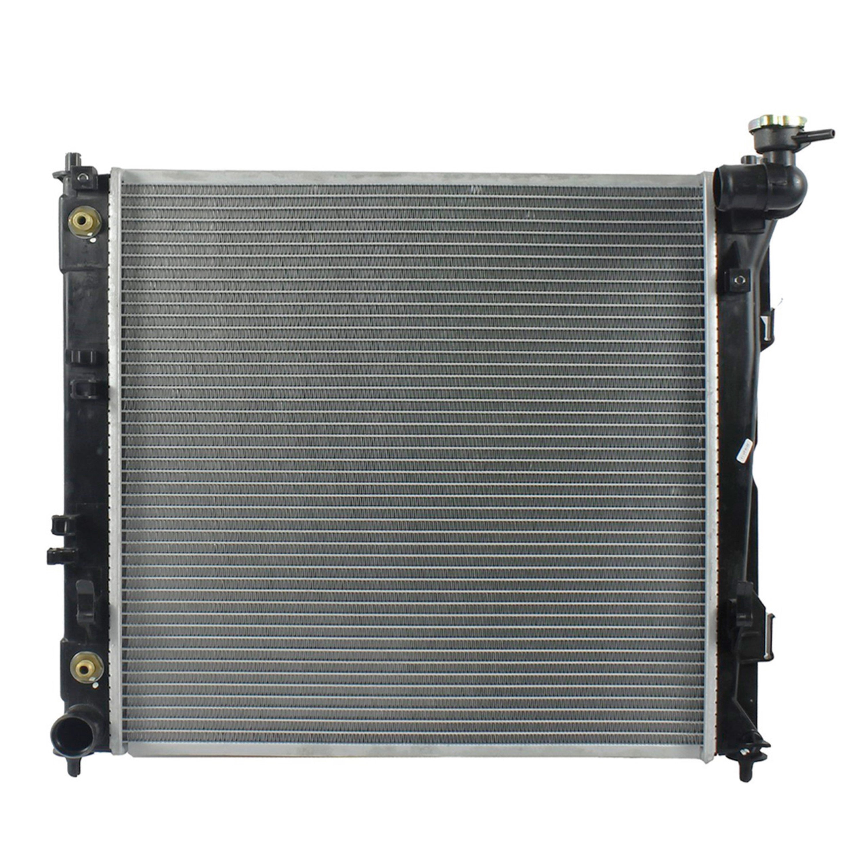 Radiador Automotriz Kia Hyundai Optima EX Sonata T/A 11-15 16mm Tubo Soldado