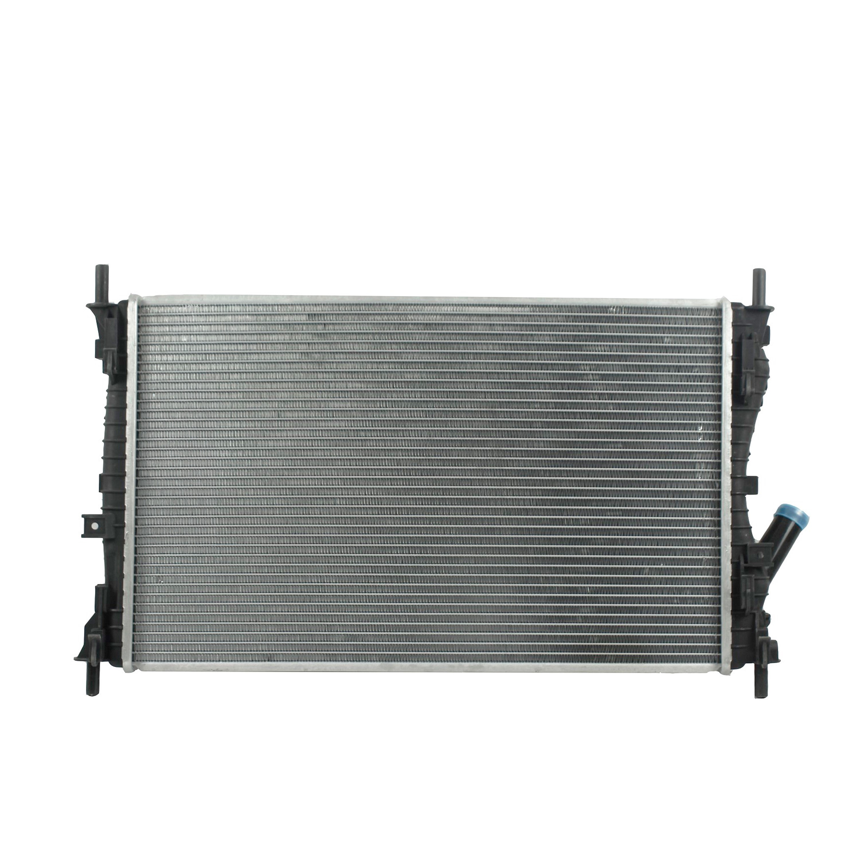 Radiador Automotriz Ford  Fiesta Fusion T/A T/M 04-17 26mm Tubo Soldado