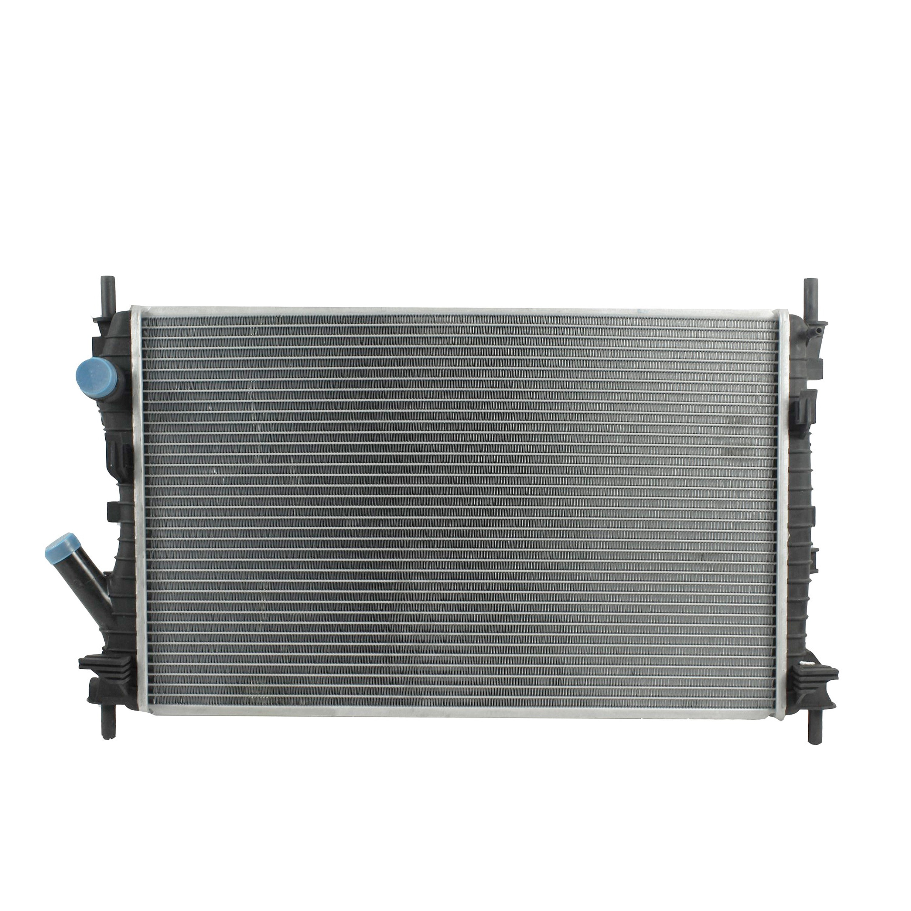 Radiador Automotriz Ford  Fiesta Fusion T/A T/M 04-17 26mm Tubo Soldado