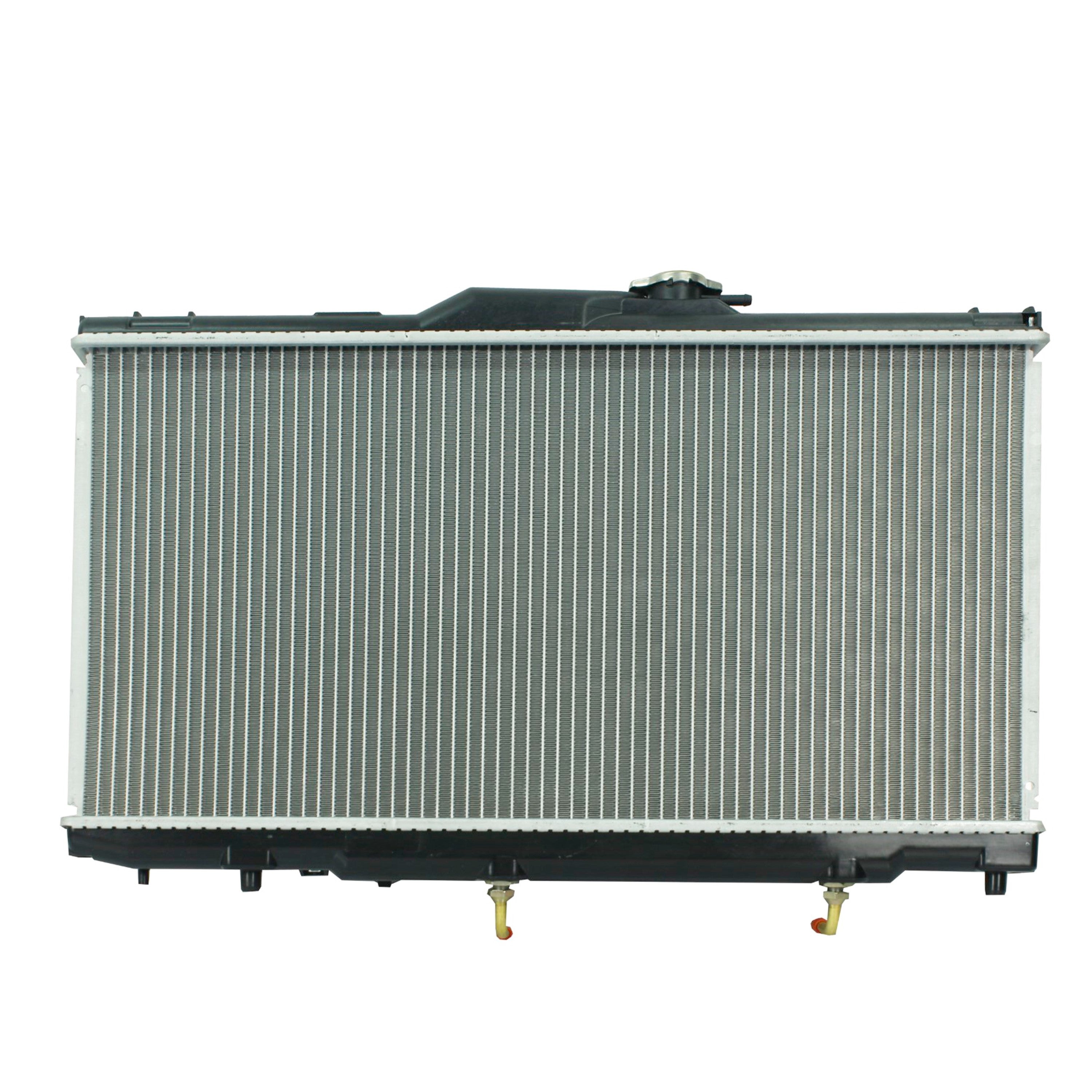 Radiador Automotriz GM Toyota Prizm LSI,CE,LE,Corolla S, VE T/A 98-02 16mm Tubo Soldado