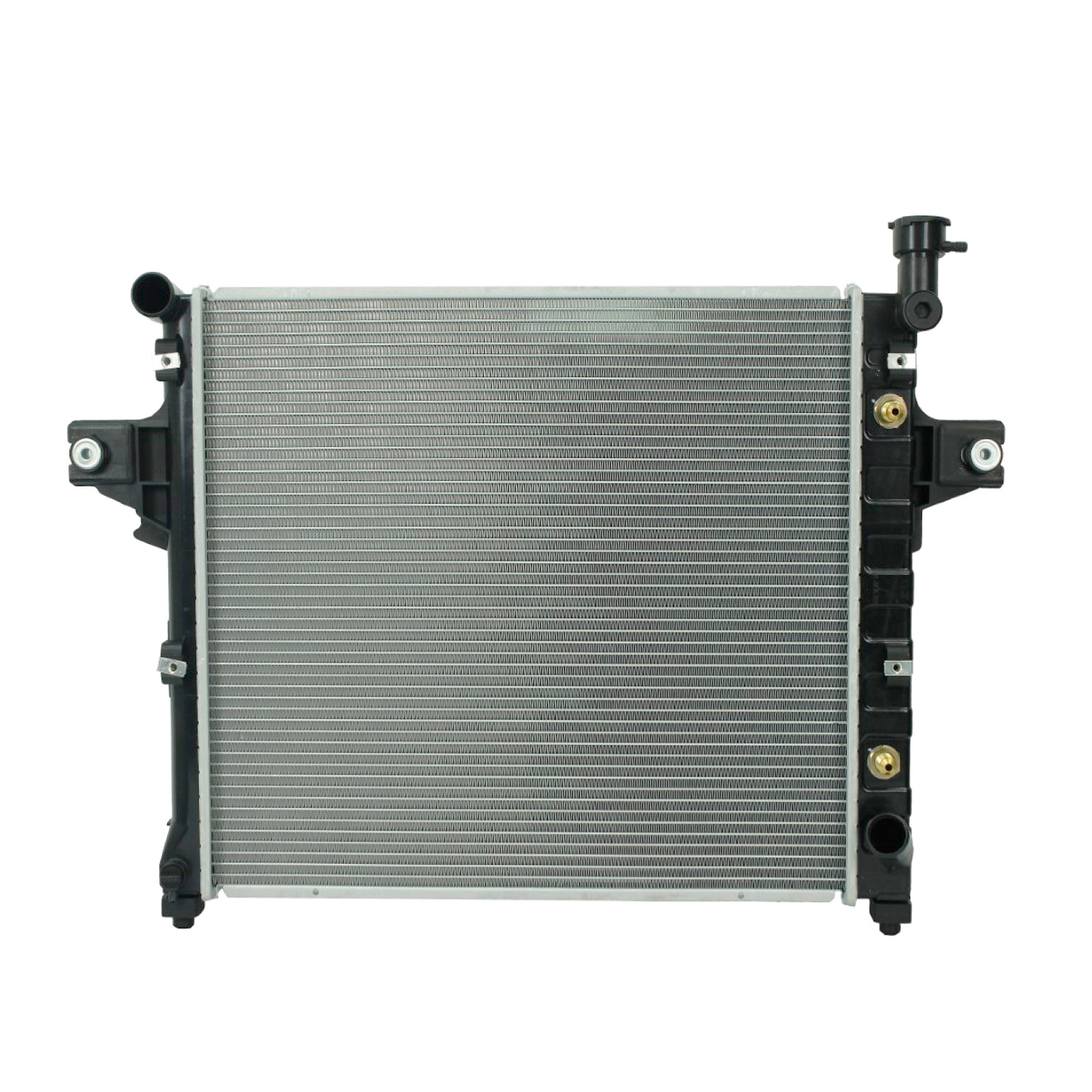 Radiador Automotriz Jeep  Grand Cherokee Laredo, Limited, Overland, Sport T/A 01-04 26mm Tubo Soldado
