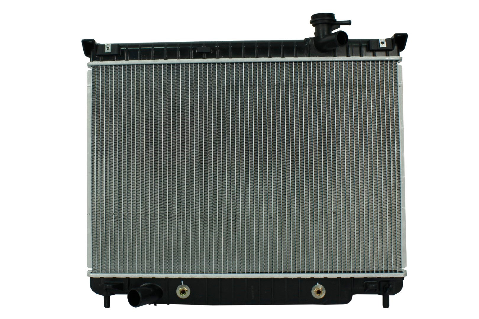 Radiador Automotriz Chevrolet Trailblazer, Isuzu Ascender, Buick Rainier, GMC Envoy, T/A 04-07 26mm Tubo Soldado