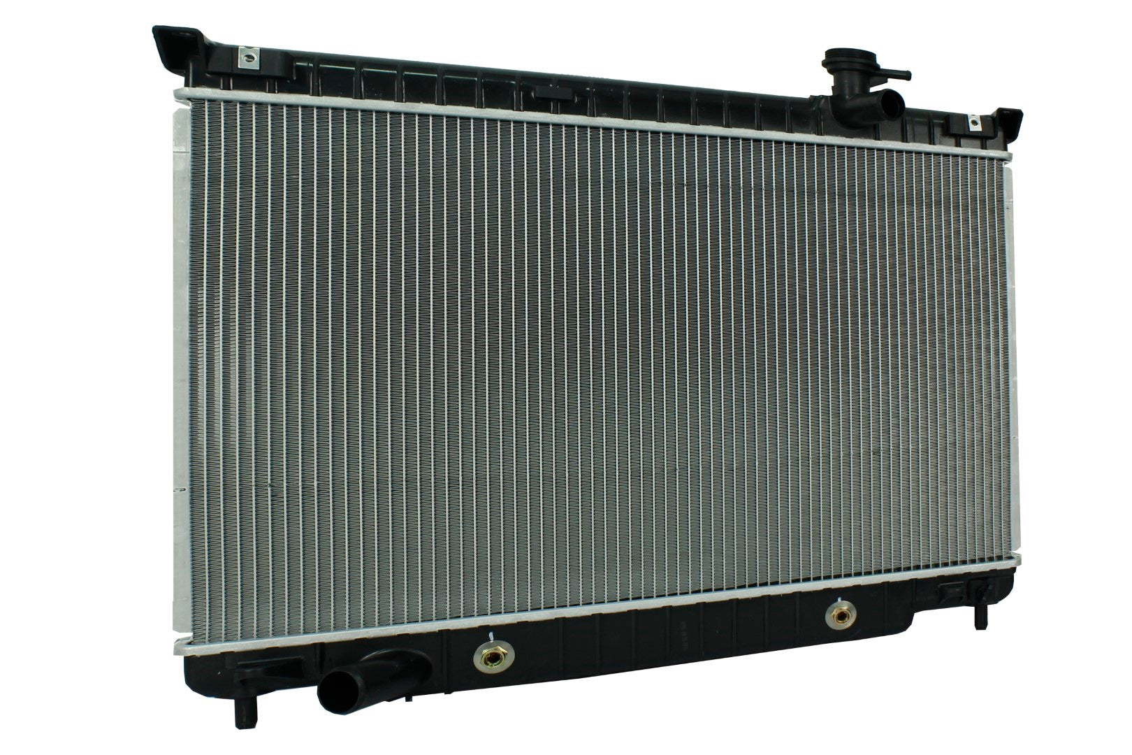 Radiador Automotriz Chevrolet Trailblazer, Isuzu Ascender, Buick Rainier, GMC Envoy, T/A 04-07 26mm Tubo Soldado