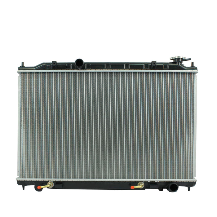 Radiador Automotriz Nissan Quest S, SE, SL T/A 04-09 16mm Tubo Soldado