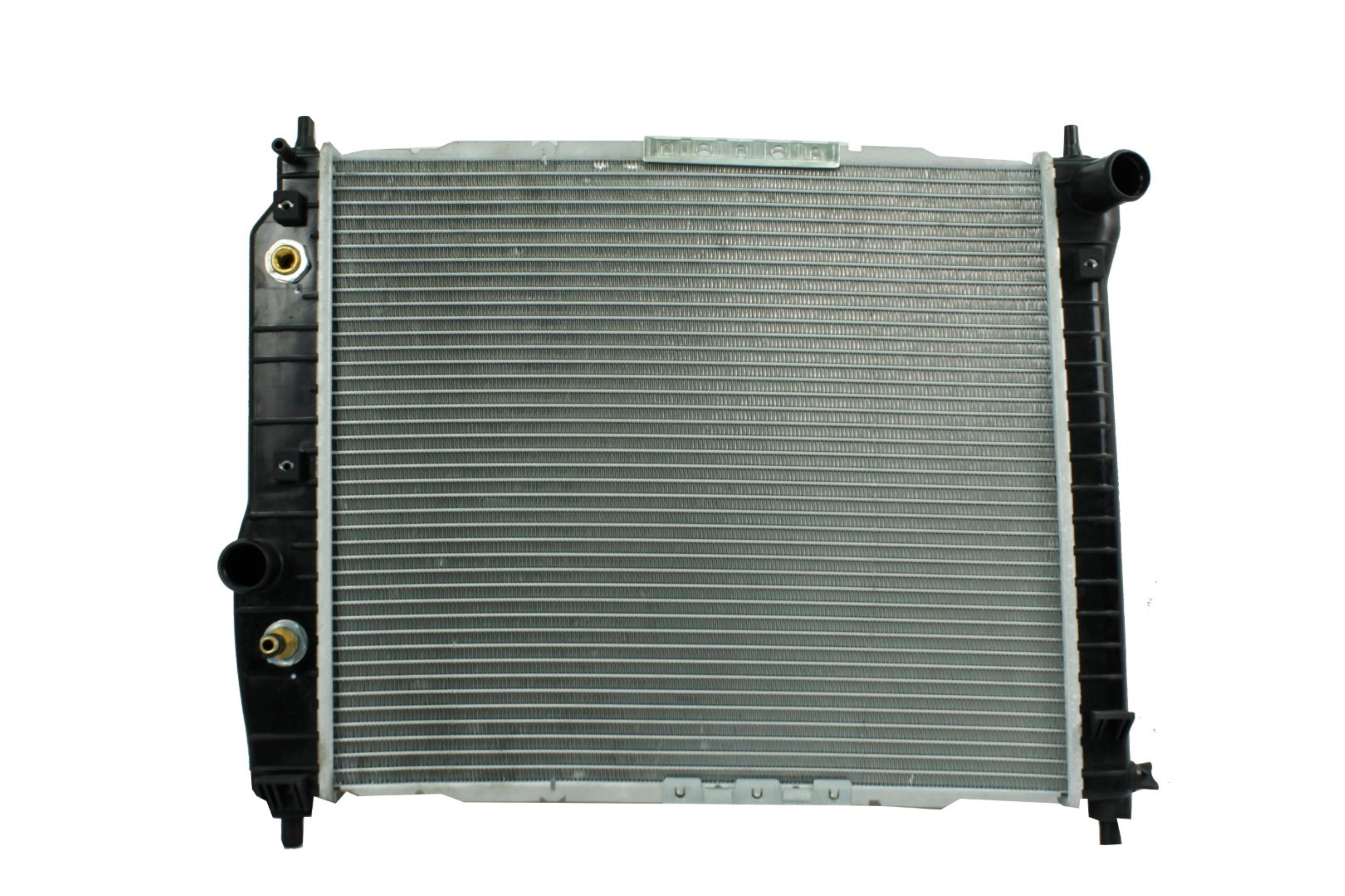 Radiador Automotriz GM Pontiac, Suzuki Aveo base LS, LT, G3 base, Swift T/A 04-08 16mm Tubo Soldado