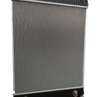Radiador Tracto Camión Freightliner Business Class M2 03-08 Plástico/Aluminio T/A Tomas Inversas