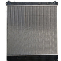 Radiador Tracto Camión Freightliner FL Bussiness Class M2 106 112 08-18  Plastico Aluminio TA (Tomas Cruzadas)