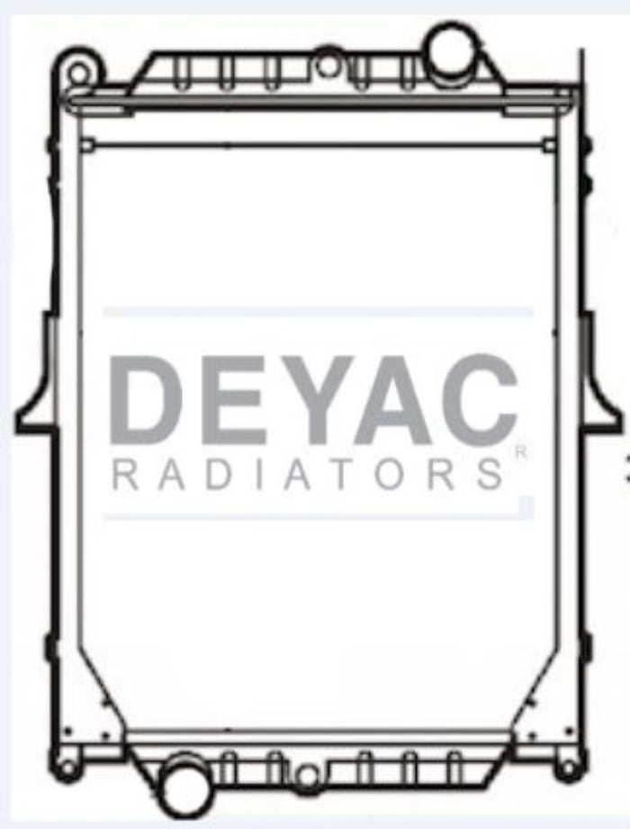 Radiador Tracto Camión Volvo Bus VLE F-180 02-07 Plástico/Aluminio TM