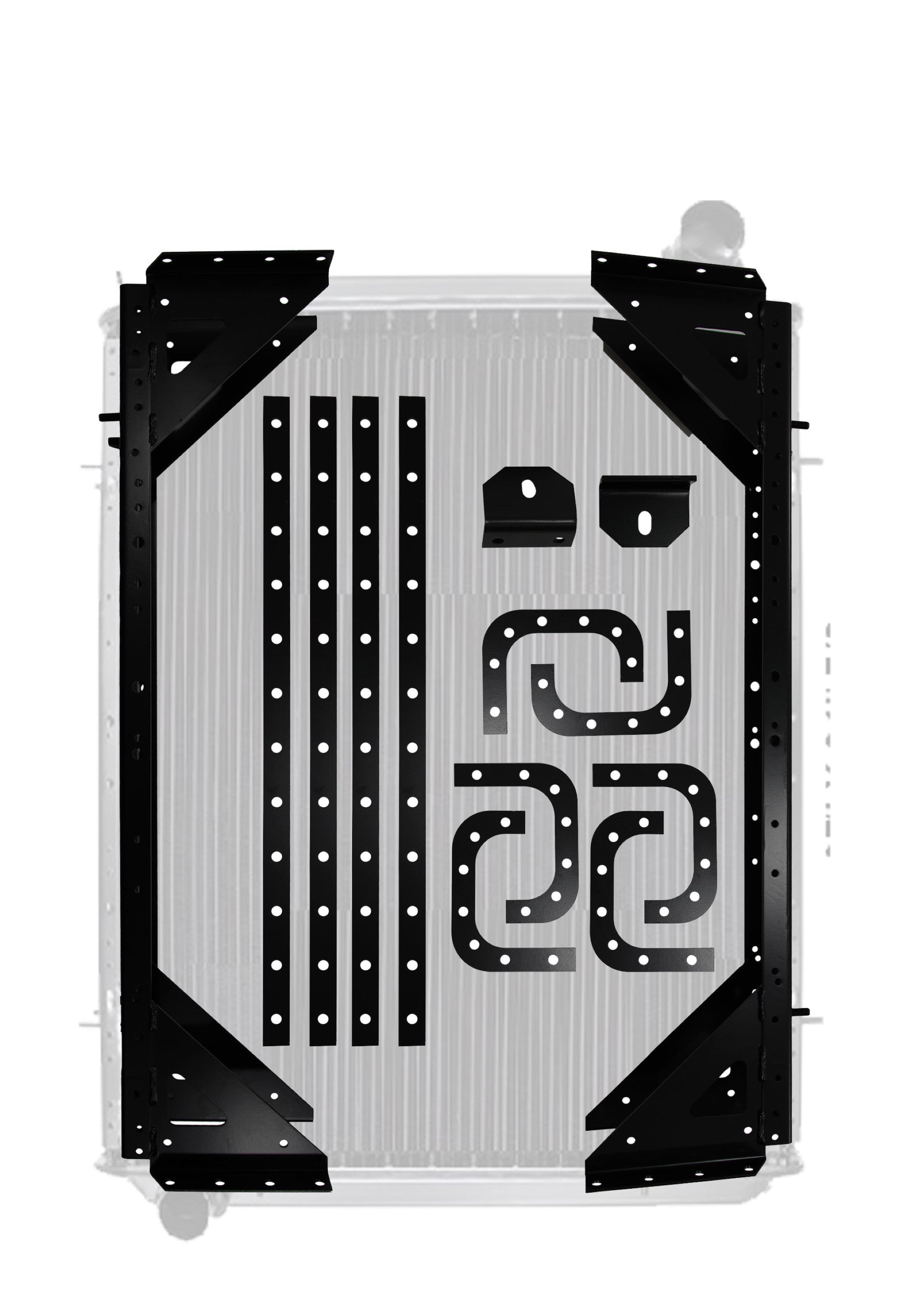 Marco Radiador Tracto Camión Freightliner D 120 98-03 Fierro/Aluminio T/M Marco