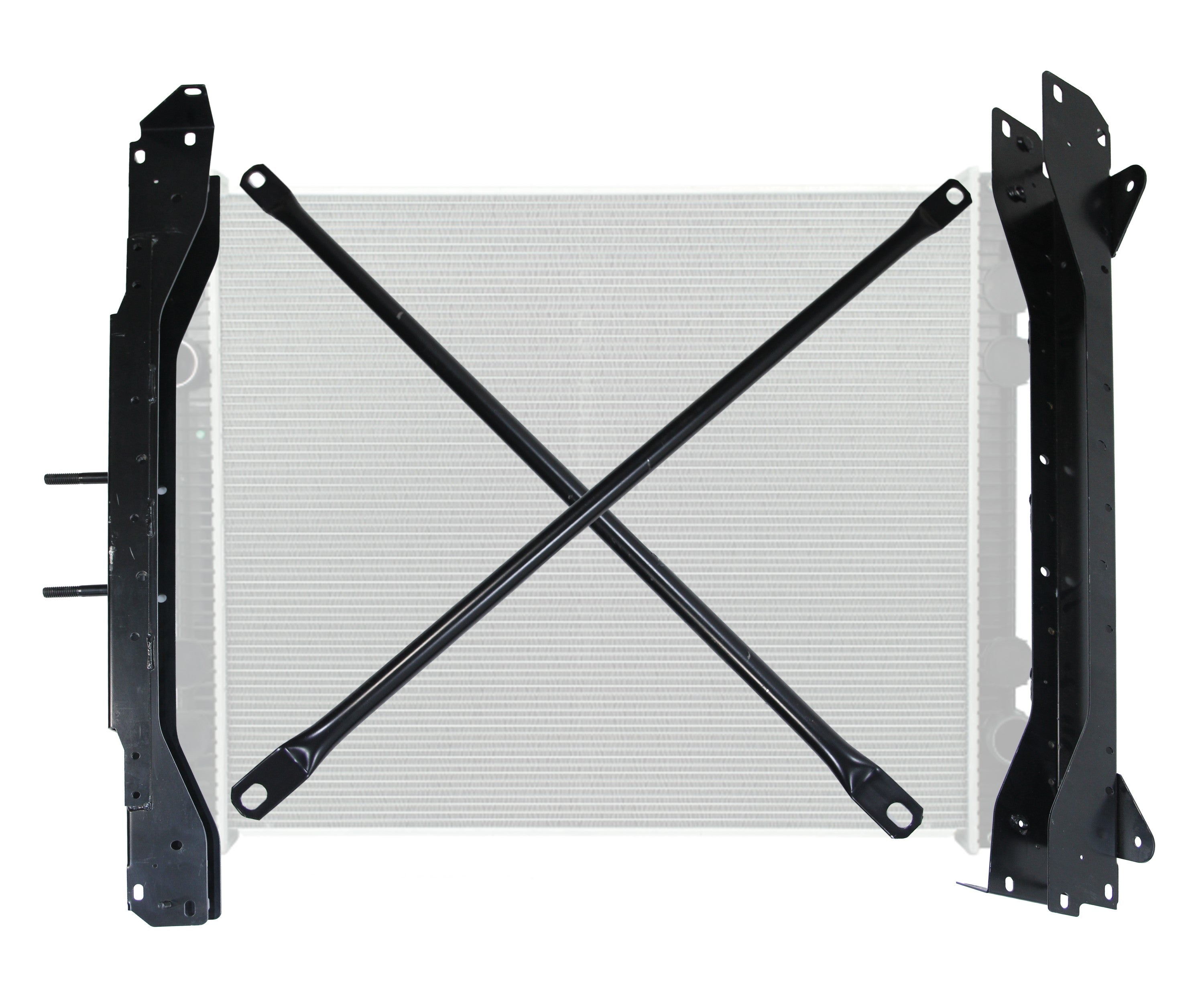 Marco Radiador Tracto Camión Freightliner Century Class Columbia Sterling 96-07 Plástico/Aluminio T/M Marco