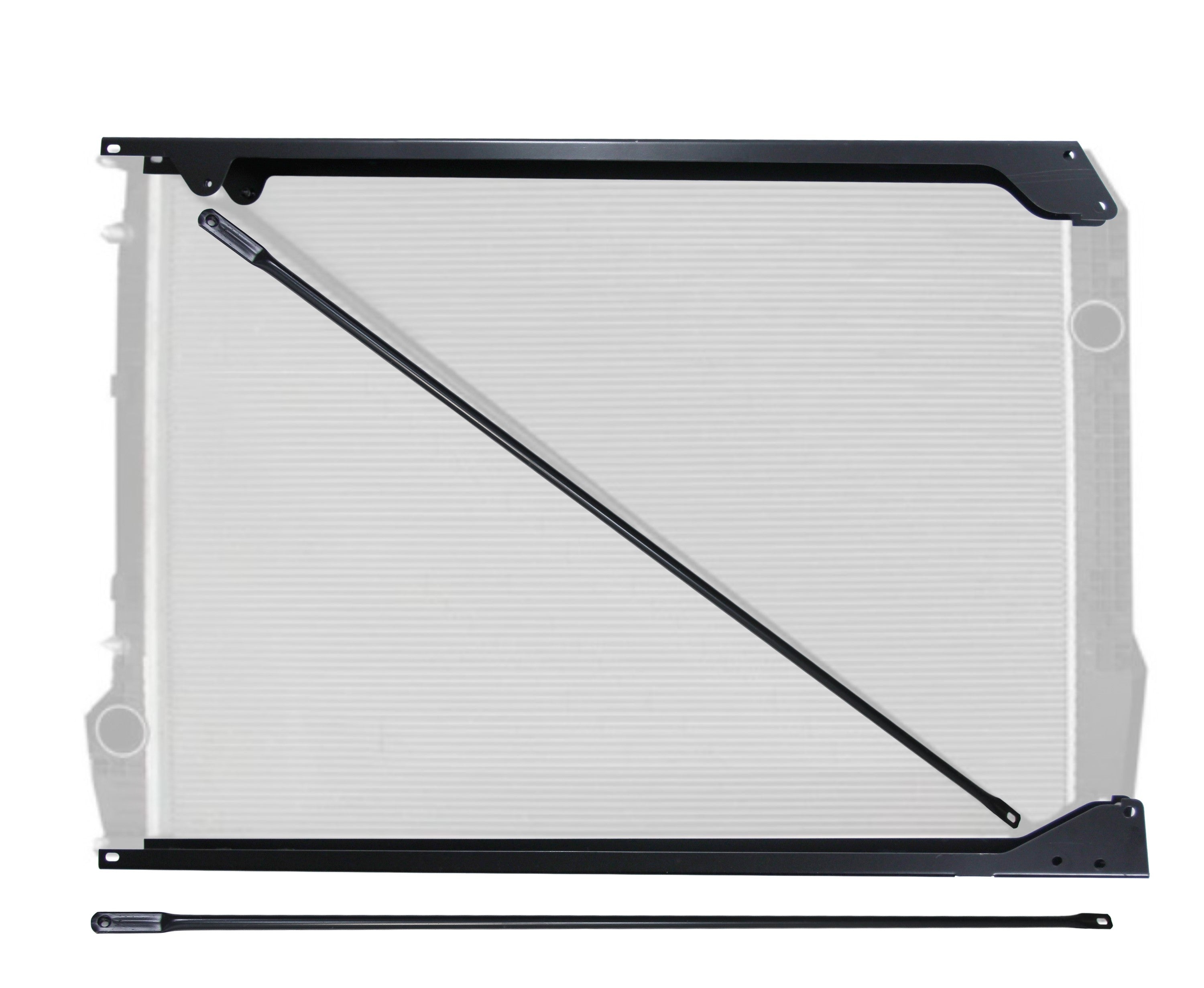 Marco Radiador Tracto Camión Mercedes Benz Multego 460 06-09 Plástico/Aluminio T/A Marco