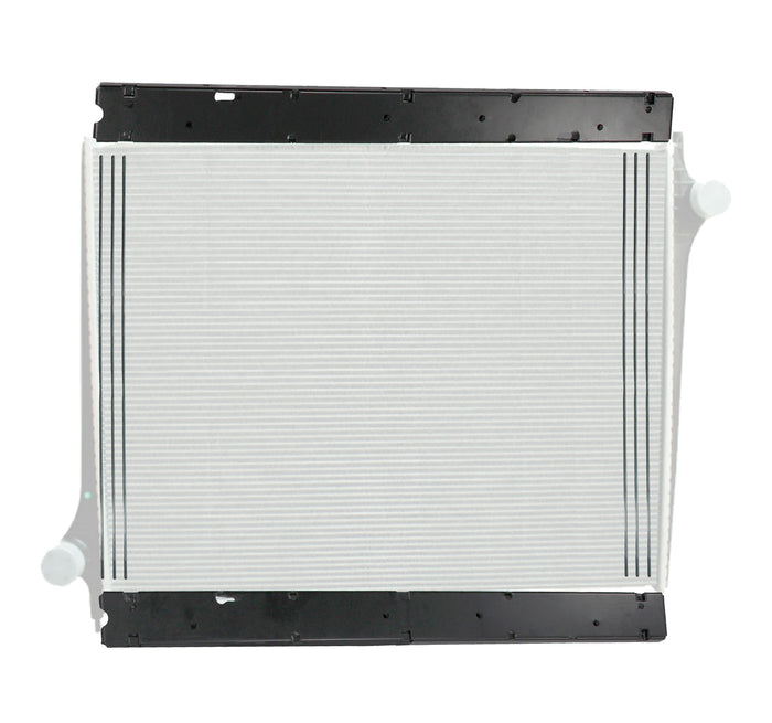 Marco Radiador Tracto Camión Scania Series p114 96-04 33 7/8 x 26 5/8 x 46 mm Plástico/Aluminio T/M Sin Marco.