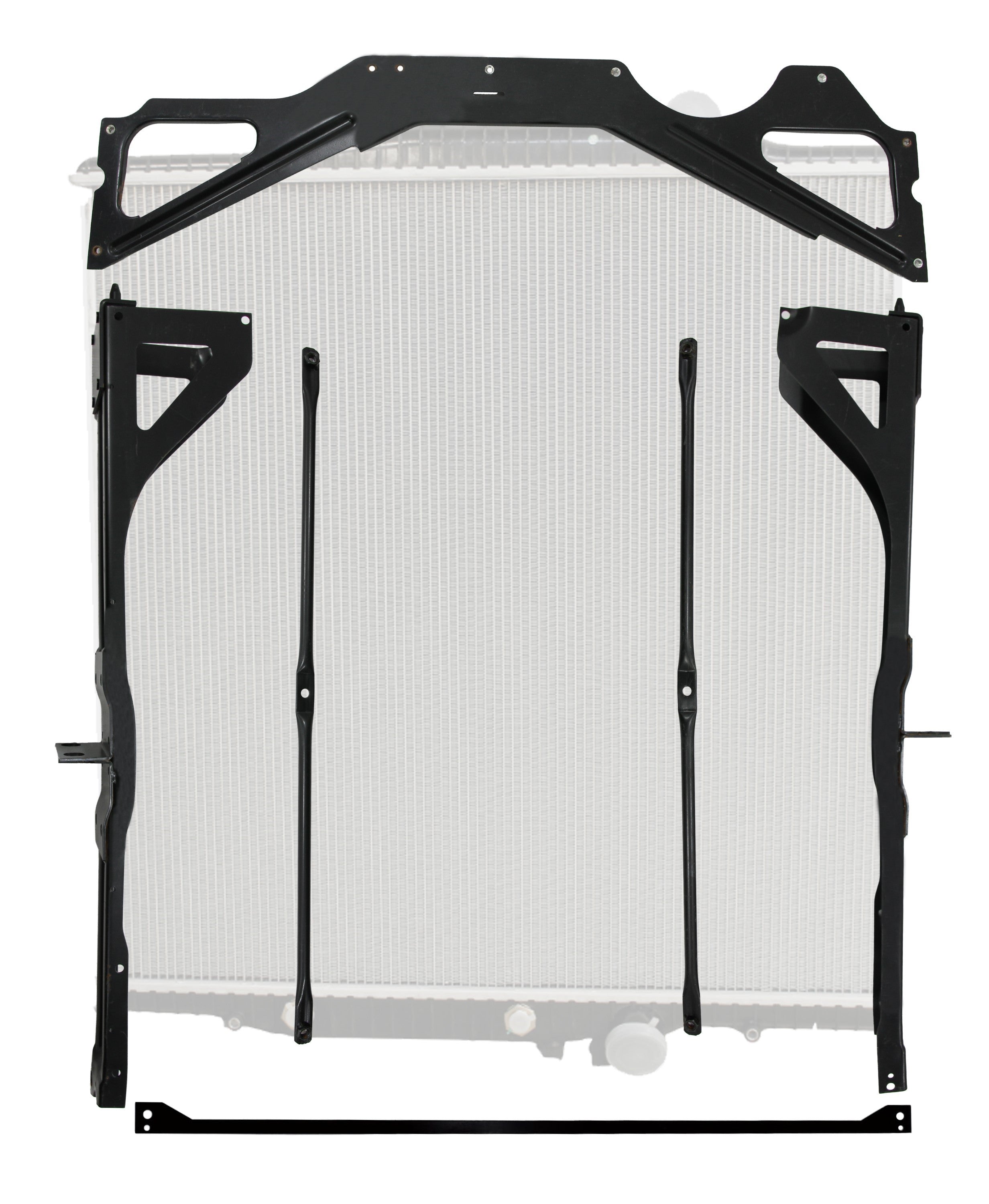 Marco Radiador Tracto Camión Volvo 2000 87-08 Plástico/Aluminio T/A Marco