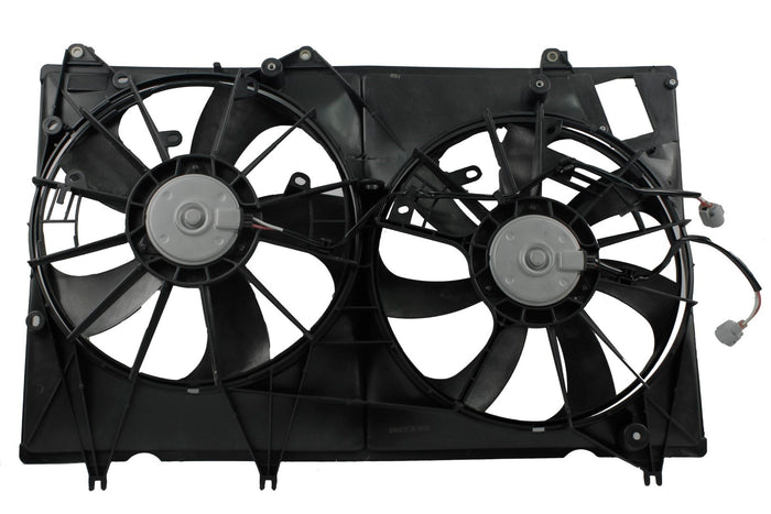Motoventilador Automotríz Toyota Highlander 08-10 5 y 7 Aspas Conector de 2