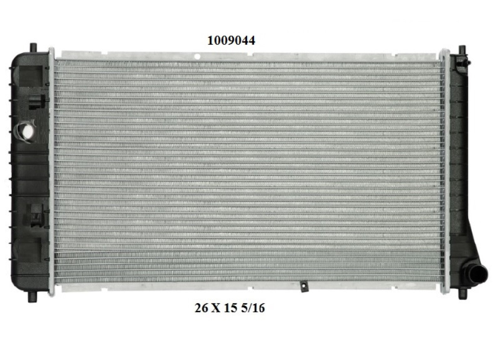 Radiador Automotriz Cavalier Sunfire T/M 95-02 34mm Aluminio M-M.USA- RADIADORES DEYAC
