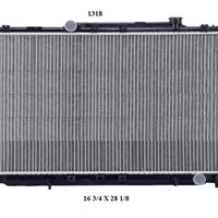 Radiador Automotriz Camry T/M 92-96 23mm Aluminio M-M.USA- RADIADORES DEYAC