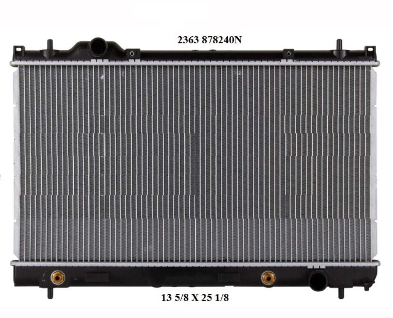 Radiador Automotriz Neon T/A 00-04 34mm Aluminio M-M.USA- RADIADORES DEYAC
