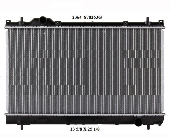 Radiador Automotriz Neon T/M 00-07 34mm Aluminio M-M.USA- RADIADORES DEYAC
