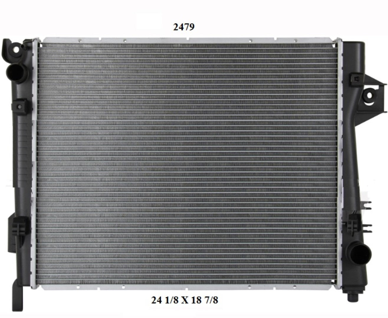 Radiador Automotriz Pick Up T/M 02-06 42mm Aluminio M-M.USA- RADIADORES DEYAC