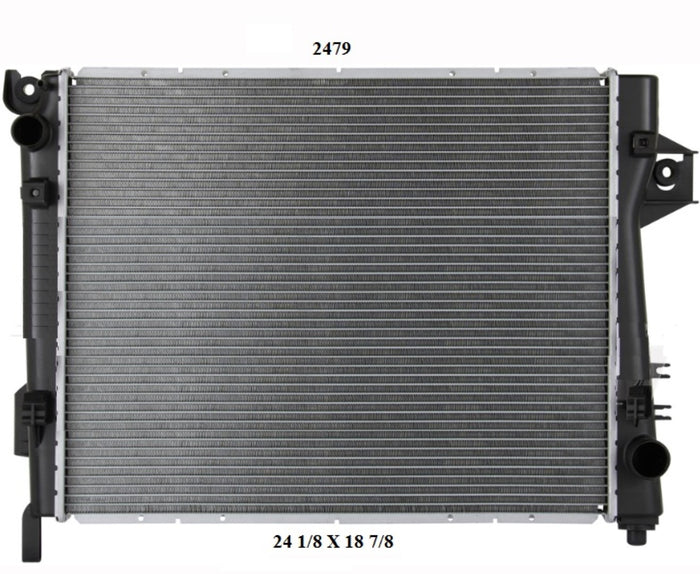 Radiador Automotriz Pick Up T/M 02-06 42mm Aluminio M-M.USA- RADIADORES DEYAC
