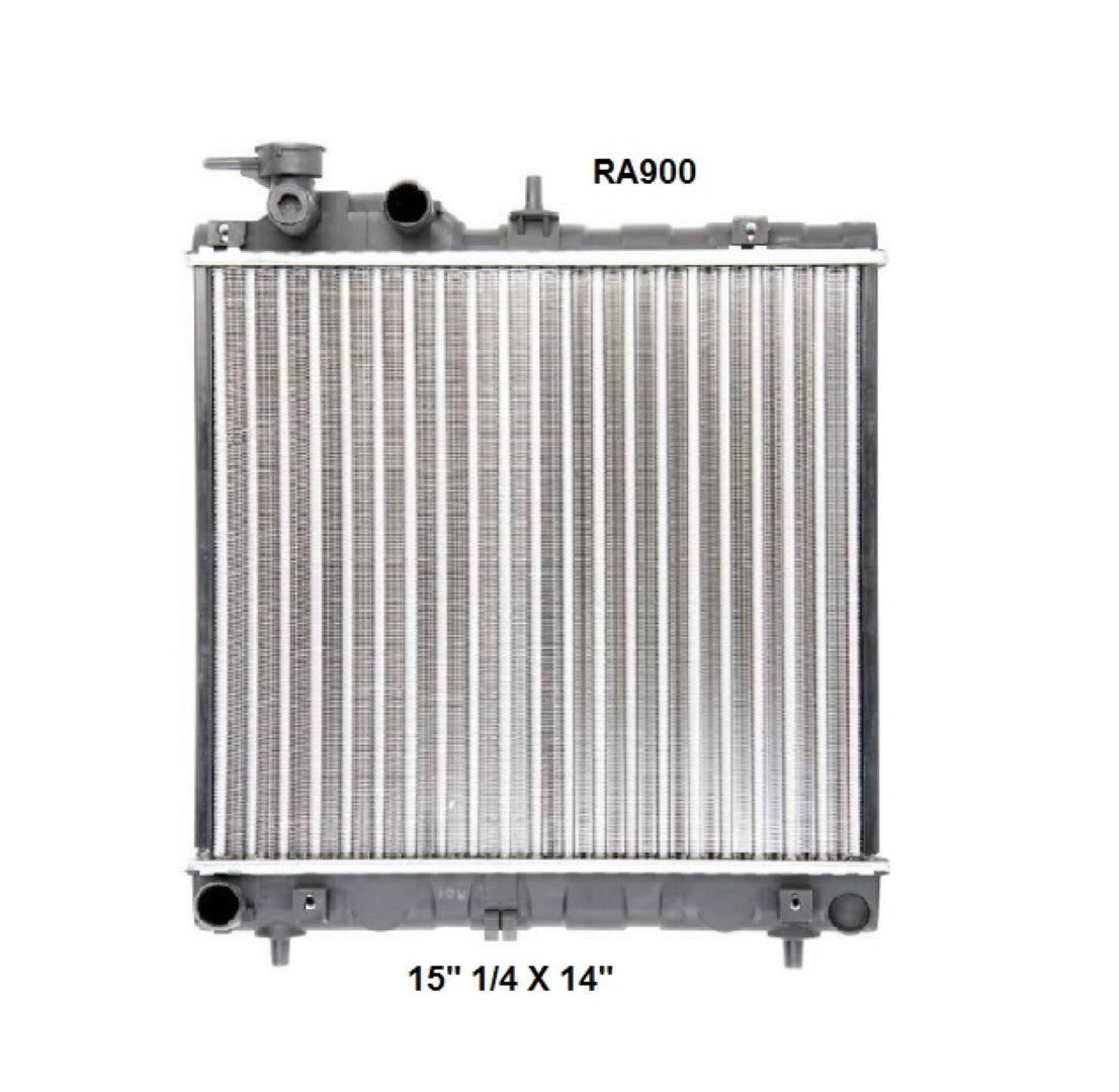 Radiador Automotriz Atos Amica T/M 00-04 23mm Aluminio M-M.USA- RADIADORES DEYAC