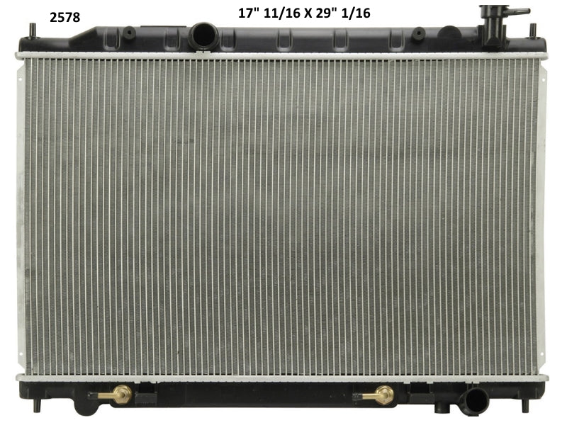 Radiador Automotriz Nissan  Murano S SE, SL T/A 03-07 16mm Tubo Soldado