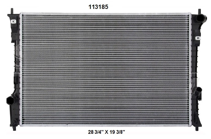 Radiador Automotriz Ford Lincoln Explorer Flex,MKT T/EXT 10-16 16mm Tubo Soldado