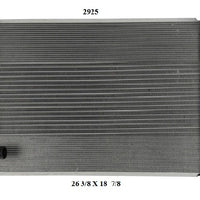 Radiador Automotriz Toyota  Sienna XLE Limited, CE, LE XLE T/A 05-06 26mm Tubo Soldado-M USA- RADIADORES DEYAC