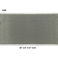 Radiador Automotriz Cadillac  Seville SLS STS T/A 98-00 32mm Tubo Soldado-M USA- RADIADORES DEYAC